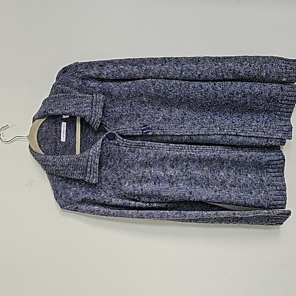 Liz Claiborne Knit Sweater in Blue - Size XL Button